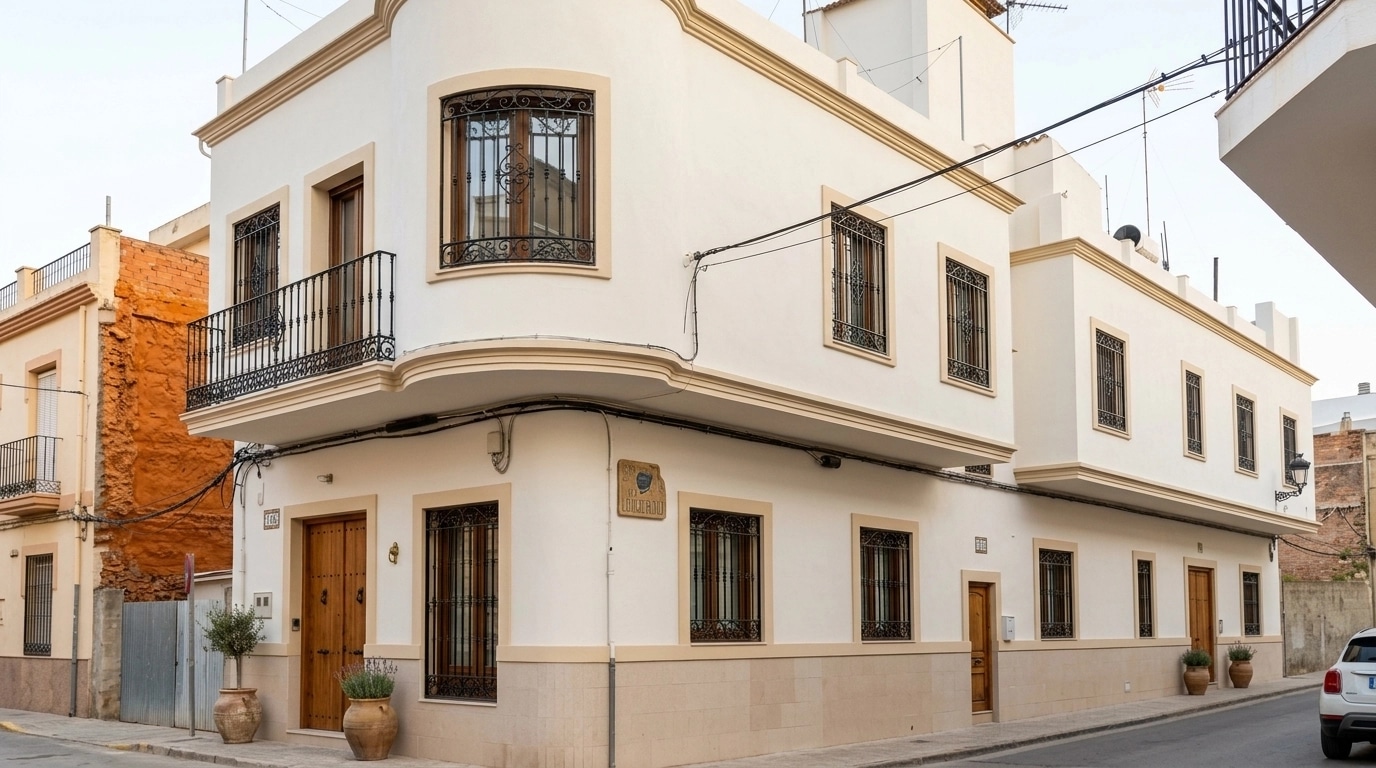 Facade design in Mediterranean Facade style — Facade by GenRoom AI