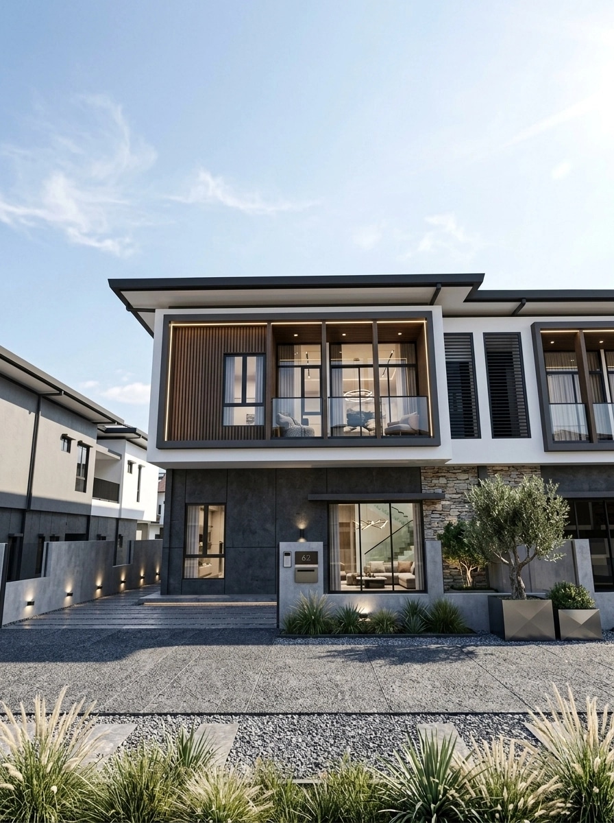 Contemporary Facade Facade design — facade photo by GenRoom AI