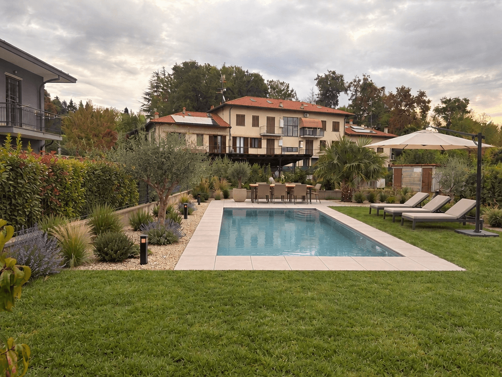 Yard design in Minimalist Yard style — photo by GenRoom AI