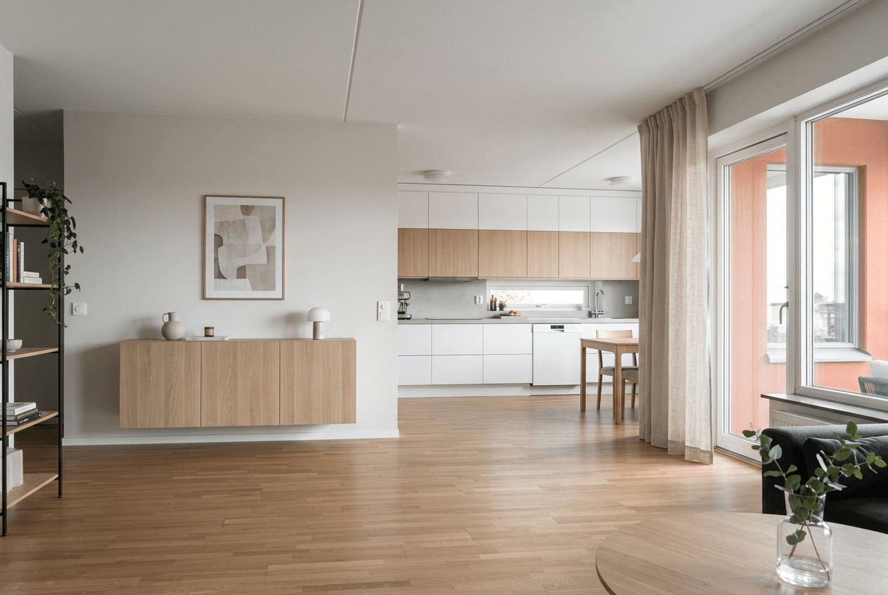 Interior design in Scandinavian style — Kitchen by GenRoom AI