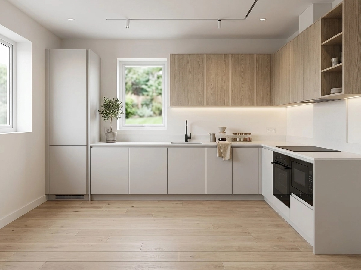 Interior design in Scandinavian style — Kitchen by GenRoom AI