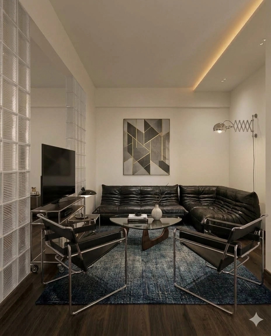 Interior design in Contemporary style — Living Room by GenRoom AI