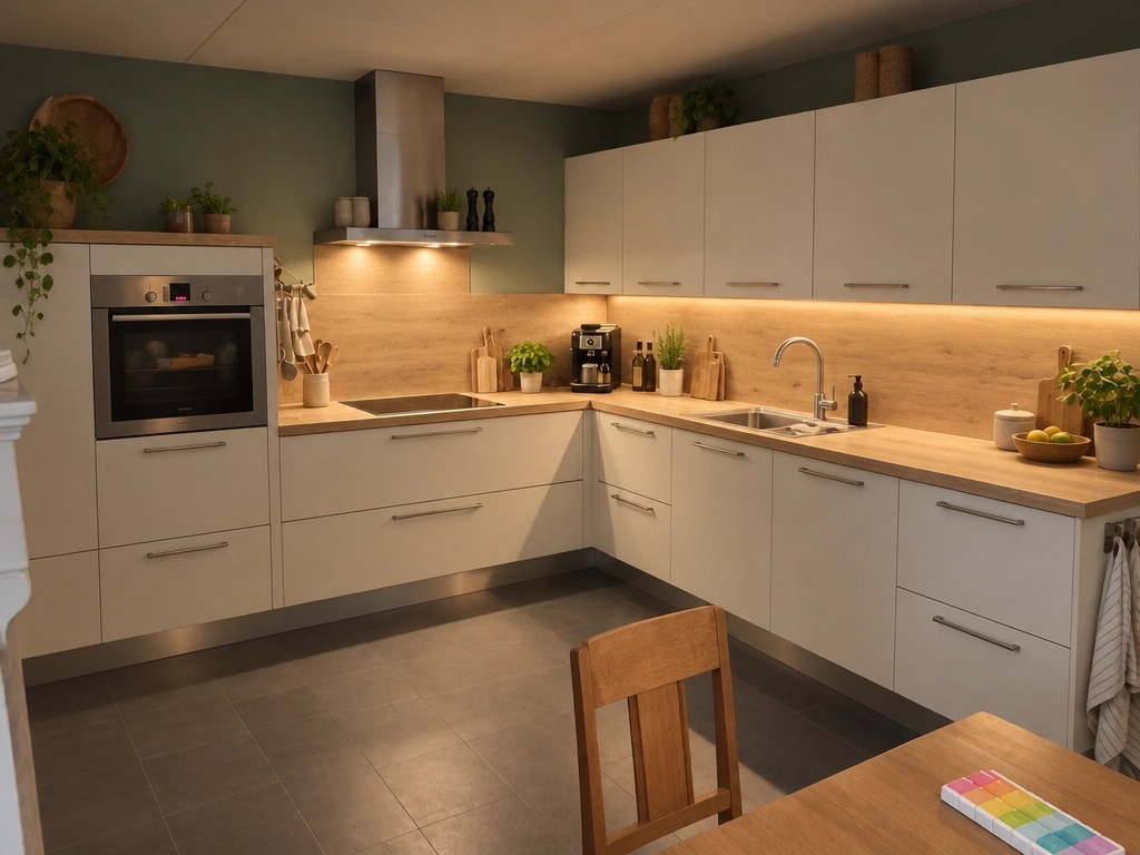 Interior design in Scandinavian style — Kitchen by GenRoom AI