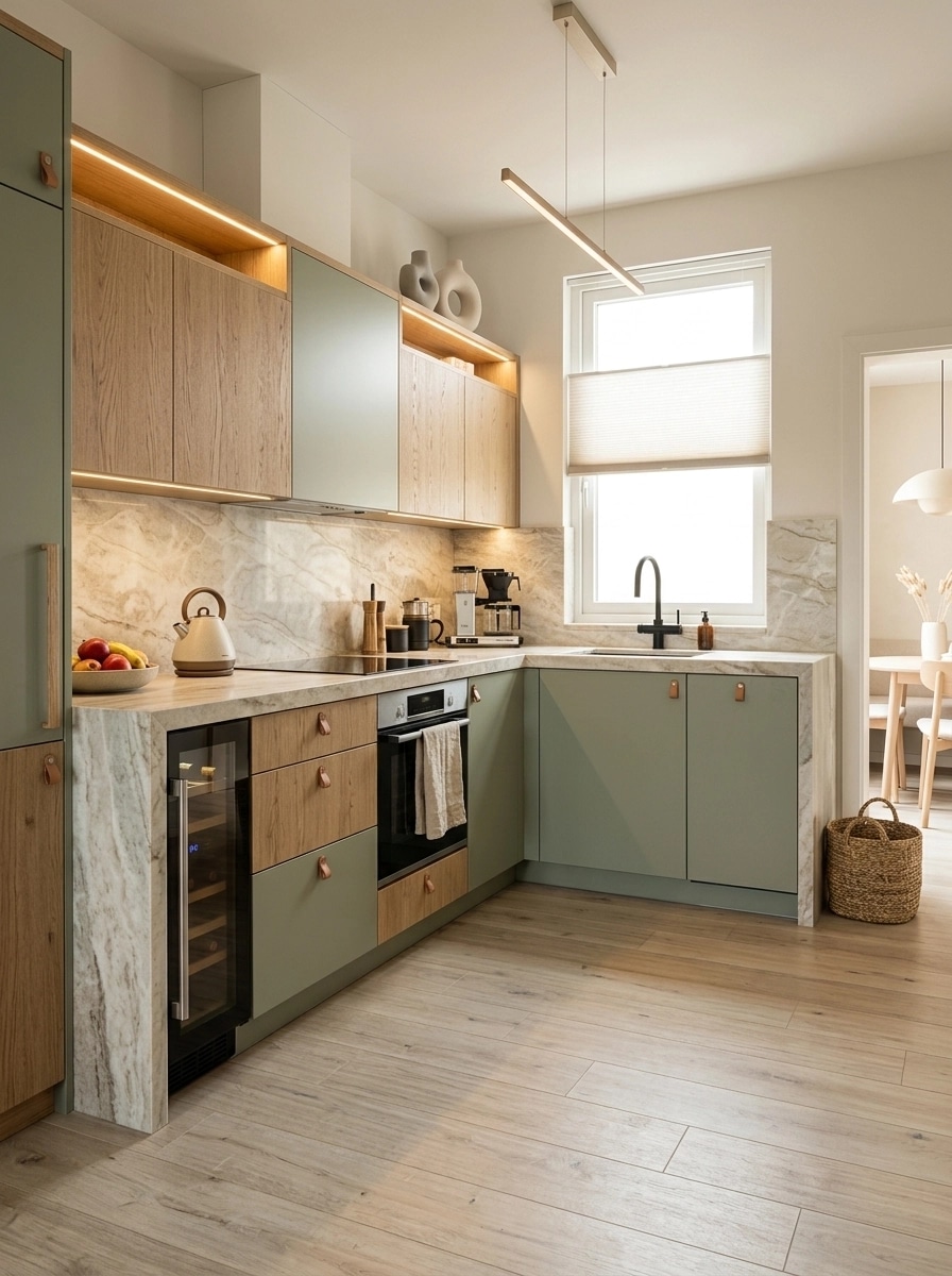 Interior design in Contemporary style — Kitchen by GenRoom AI