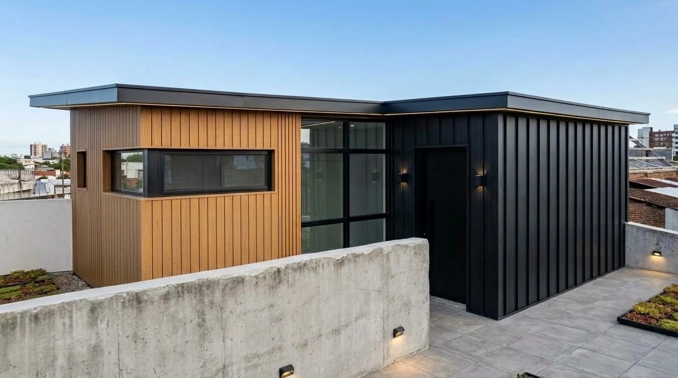 Contemporary Facade Fasad design — facade photo by GenRoom AI