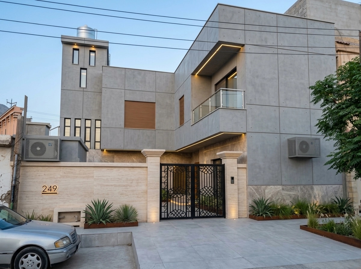 Facade design in Minimalist Facade style — Facade by GenRoom AI