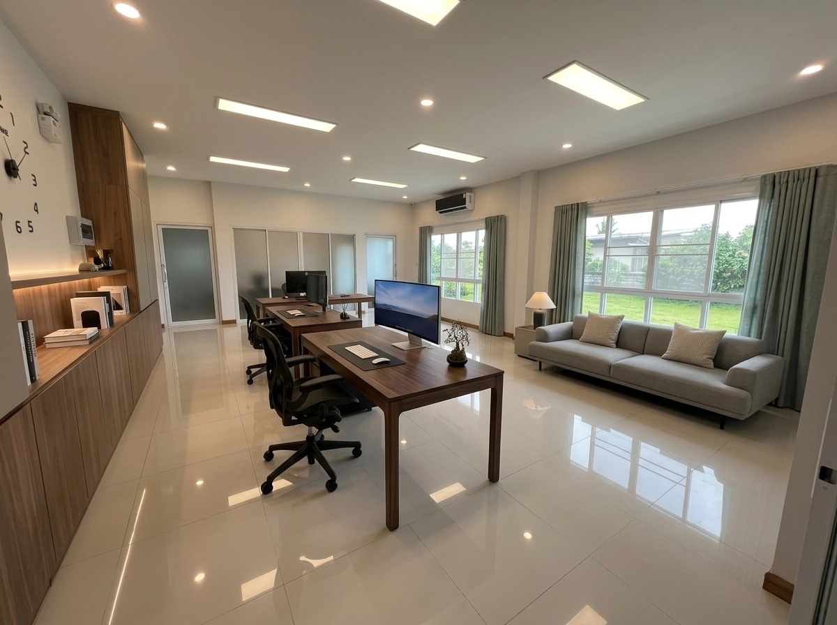 Interior design in Minimalism style — home_office by GenRoom AI