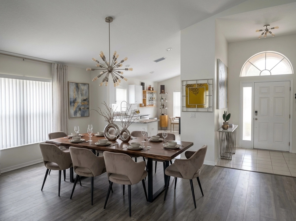 Interior design in Contemporary style — dining_room by GenRoom AI