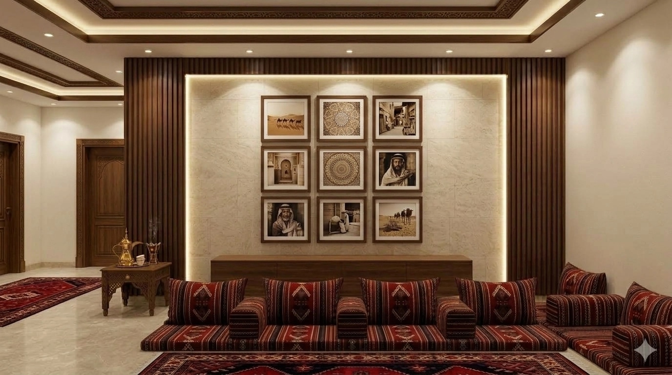 Interior design in Arabian / Moroccan style — home_office by GenRoom AI