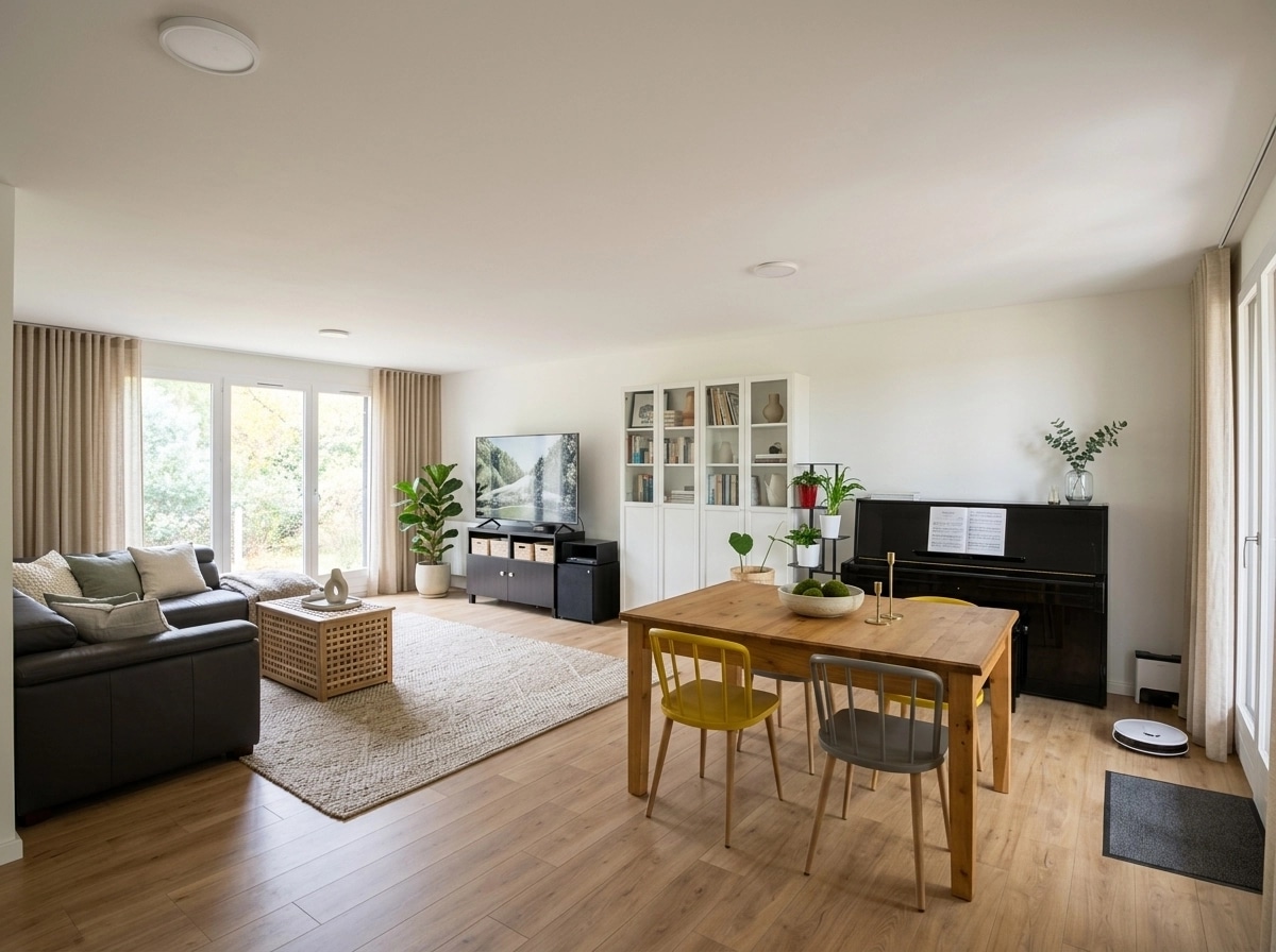 Scandinavian Living Room design — interior photo by GenRoom AI