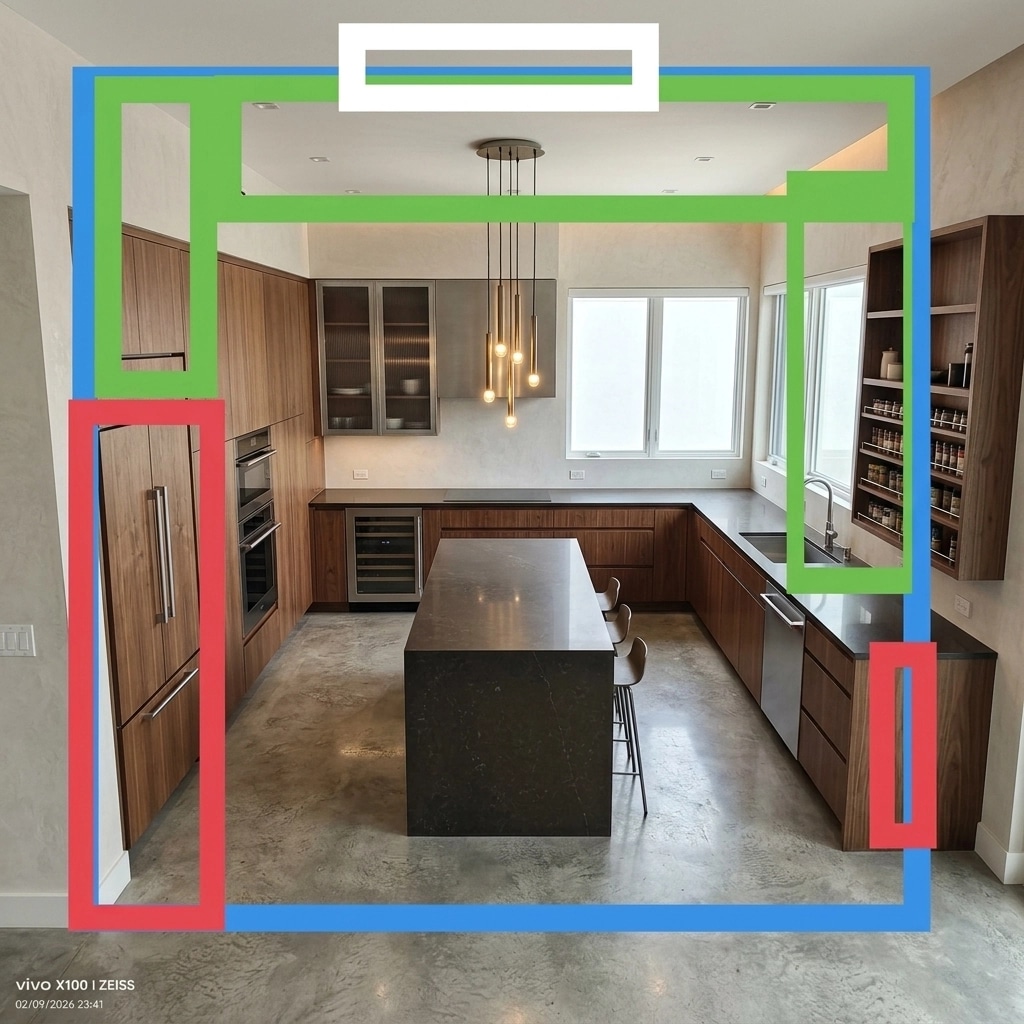 Kitchen interior in Contemporary style — photo by GenRoom AI