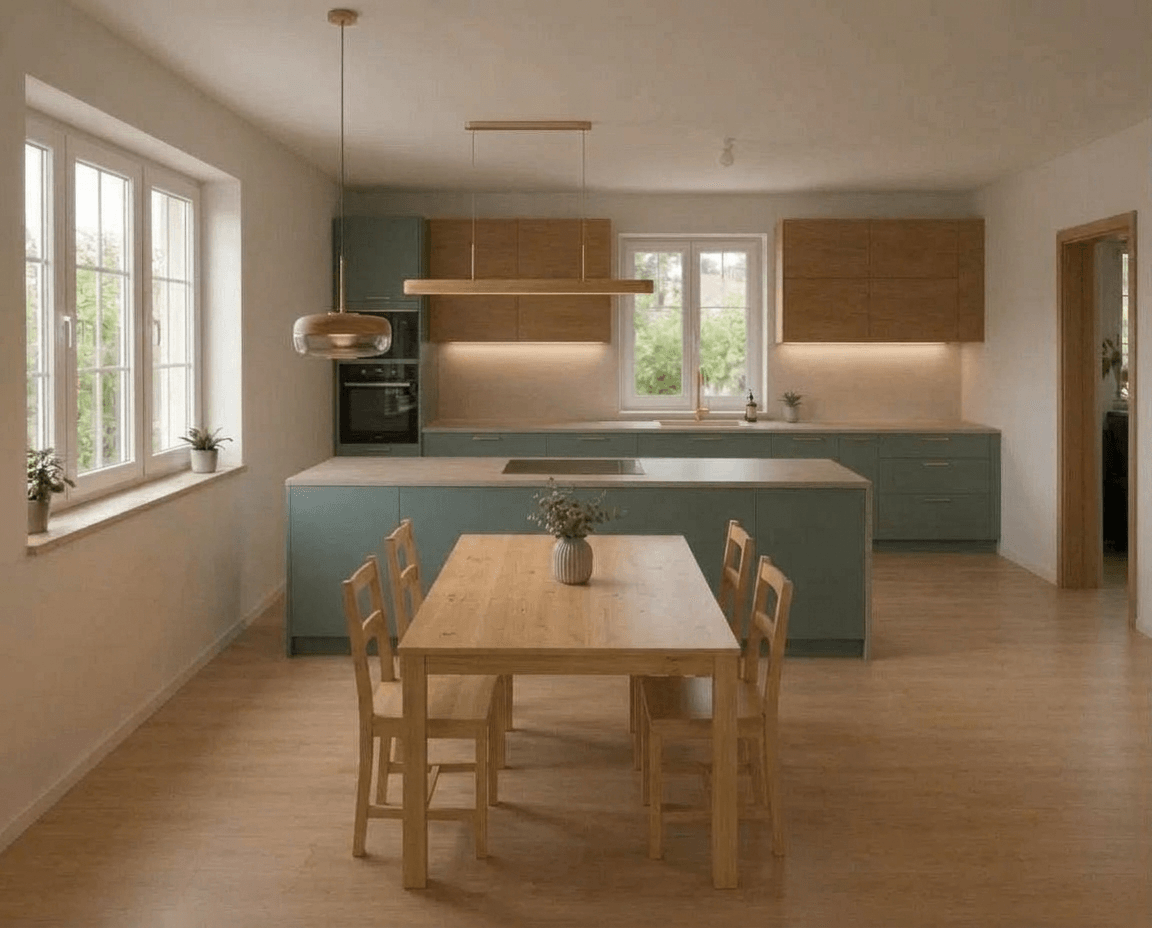 Kitchen interior in no_style style — photo by GenRoom AI