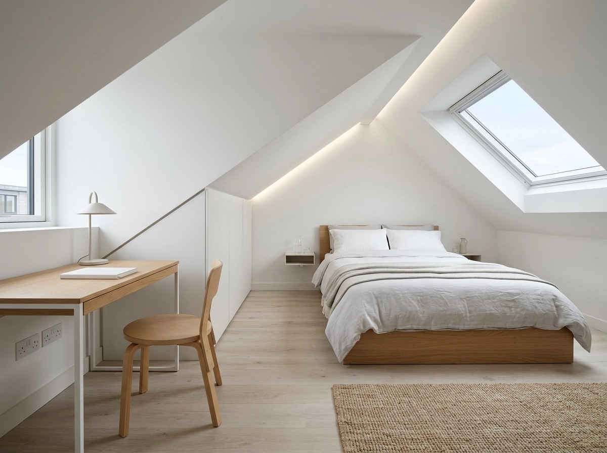 Minimalism Bedroom design — interior photo by GenRoom AI