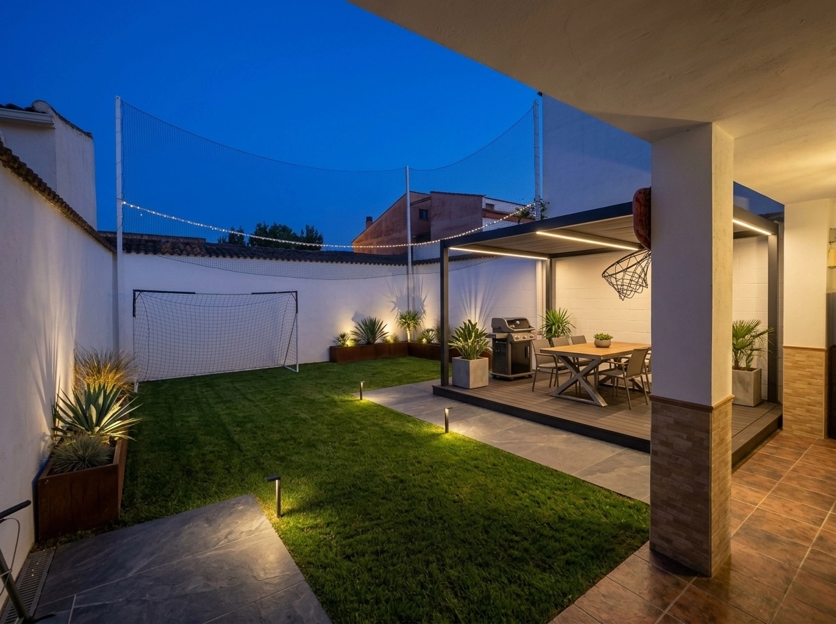 Landscape design in Contemporary Yard style — Yard by GenRoom AI
