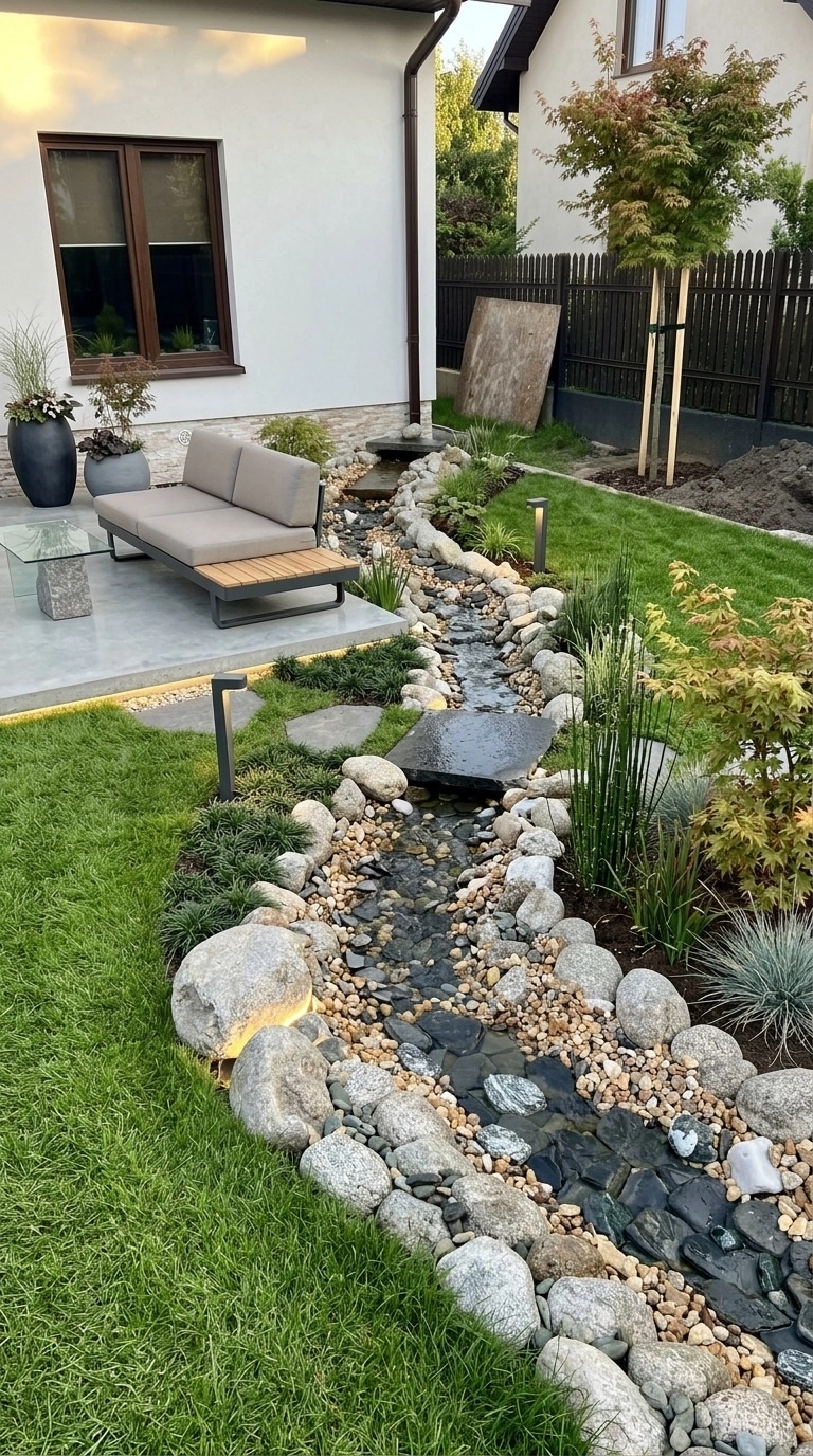 Landscape design in Contemporary Yard style — Yard by GenRoom AI