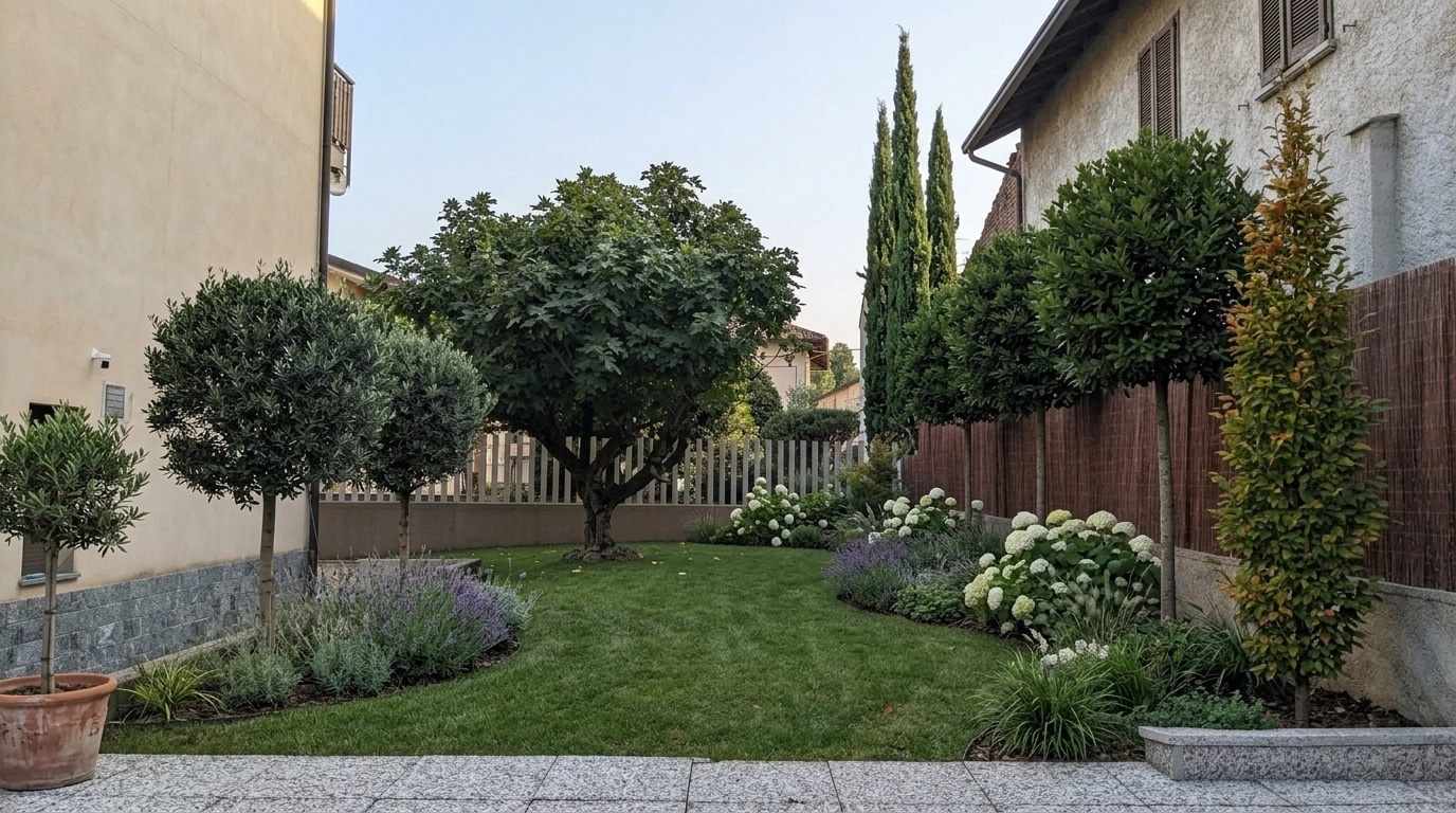 Yard design in no_style style — photo by GenRoom AI