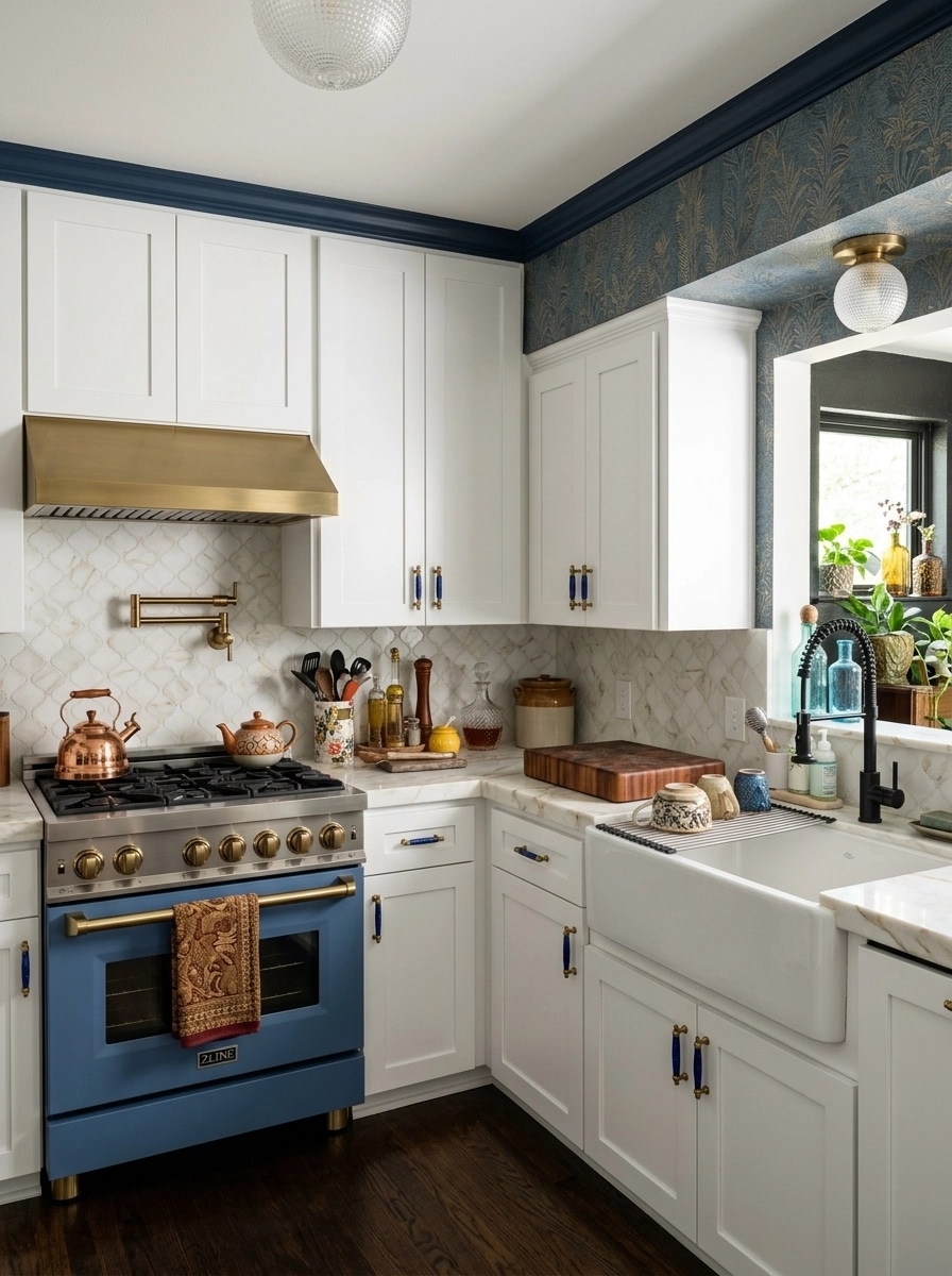 Eclectic Kitchen design — interior photo by GenRoom AI
