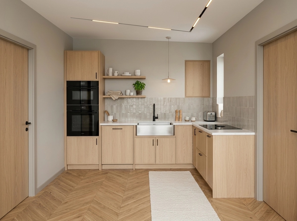 Scandinavian Kitchen design — interior photo by GenRoom AI