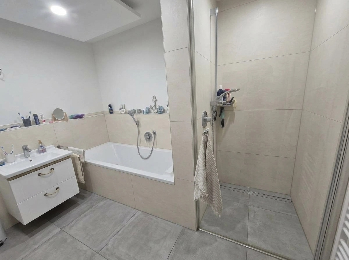 Bathroom interior in no_style style — photo by GenRoom AI