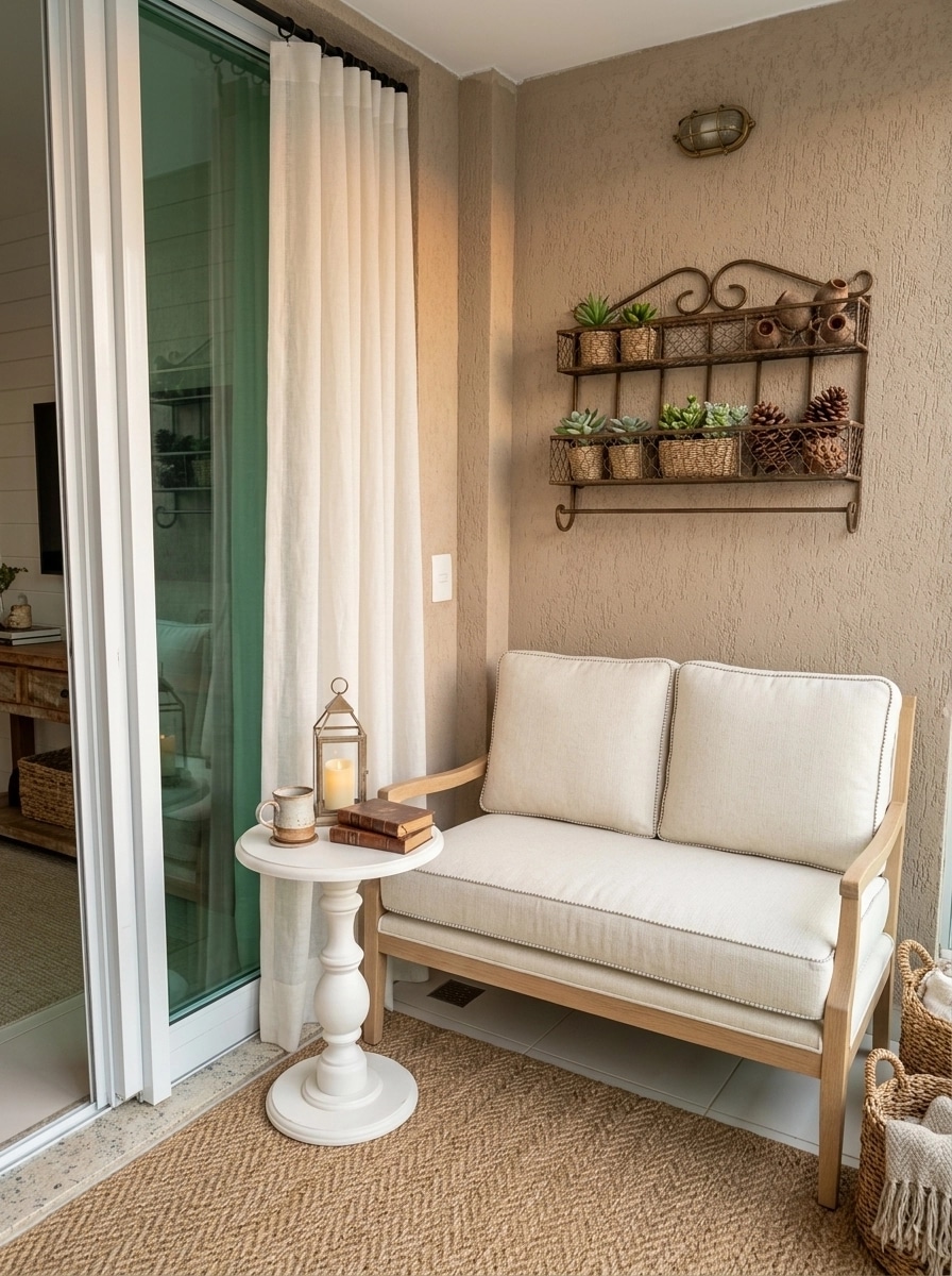 Interior design in Modern Farmhouse style — balcony by GenRoom AI