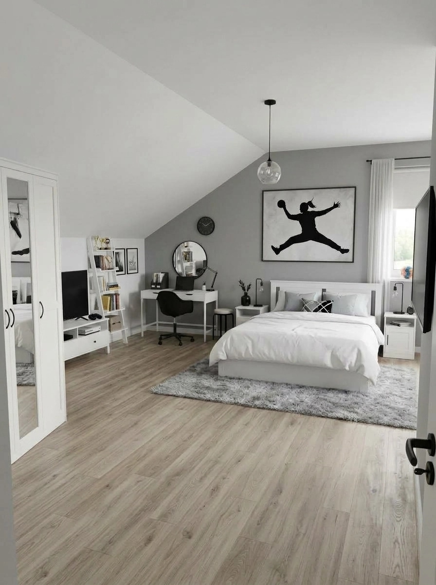 Interior design in Scandinavian style — Kids Room by GenRoom AI