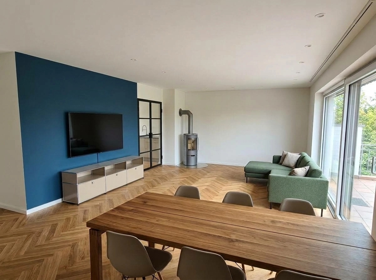 Interior design in Minimalism style — Living Room by GenRoom AI