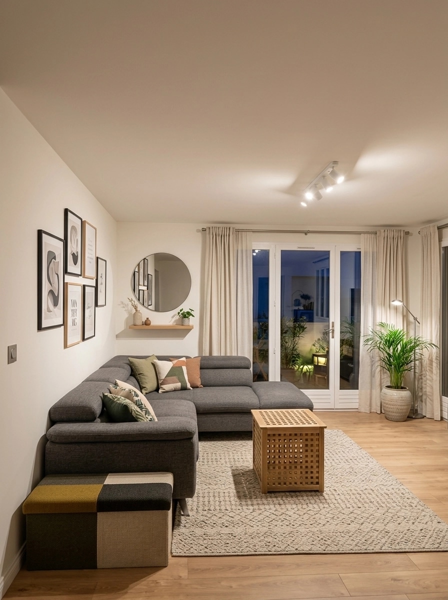 Scandinavian Living Room design — interior photo by GenRoom AI