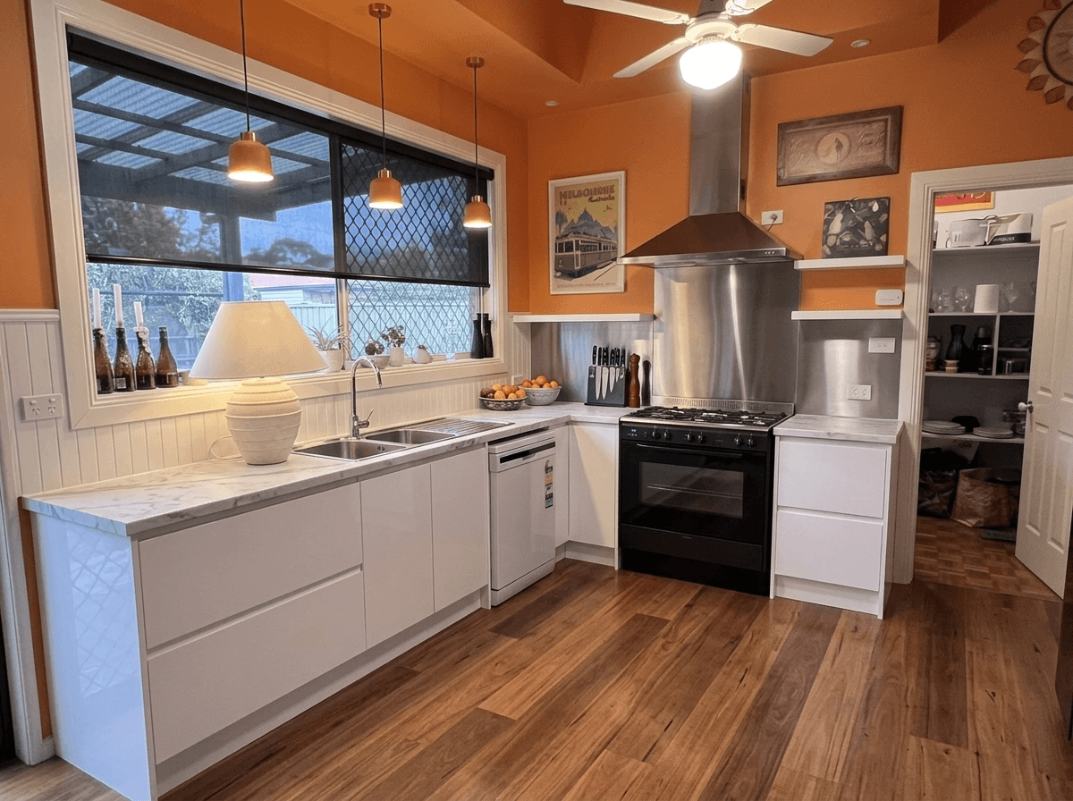 Kitchen interior in no_style style — photo by GenRoom AI