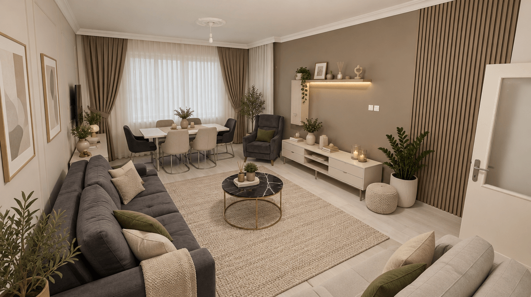 Interior design in Minimalism style — dining_room by GenRoom AI