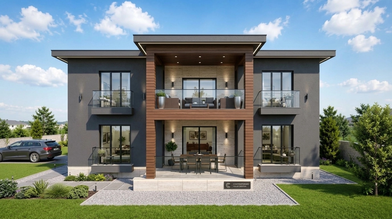 Contemporary Facade Facade design — facade photo by GenRoom AI