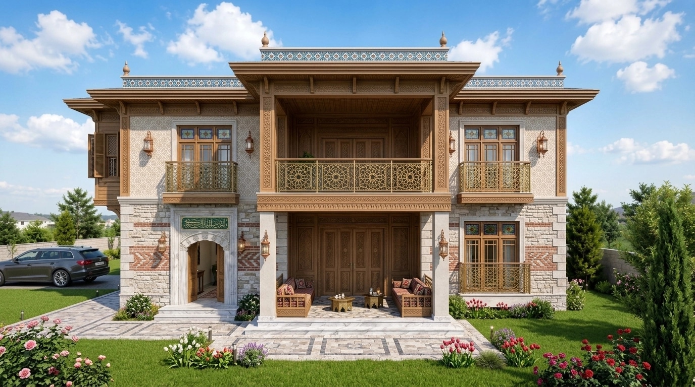 Facade design in Ottoman Facade style — Facade by GenRoom AI