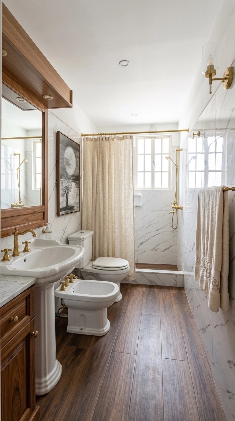 Bathroom interior in Contemporary style — photo by GenRoom AI
