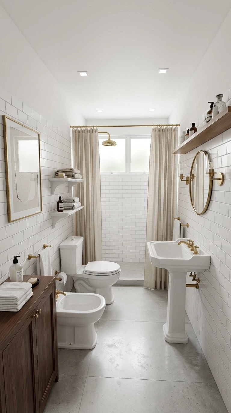 Interior design in Scandinavian style — Bathroom by GenRoom AI