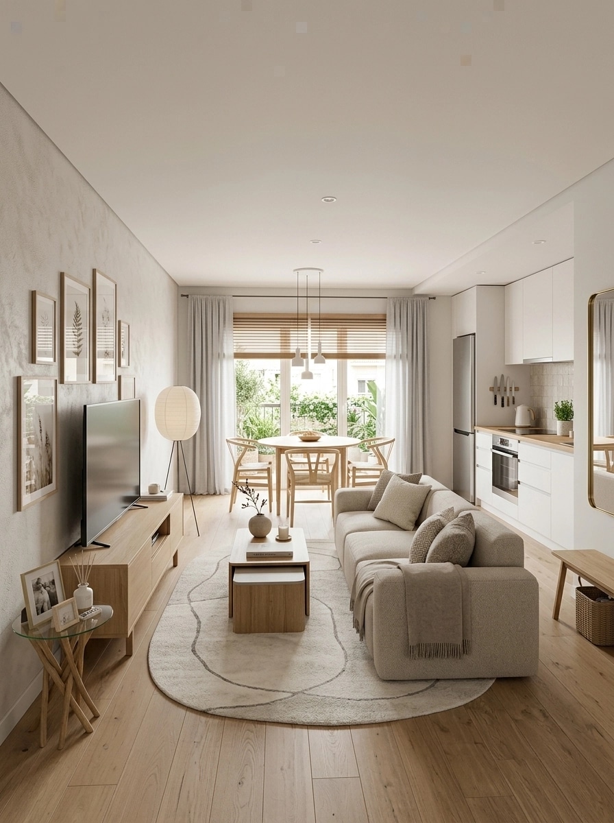 Scandinavian Living Room design — interior photo by GenRoom AI