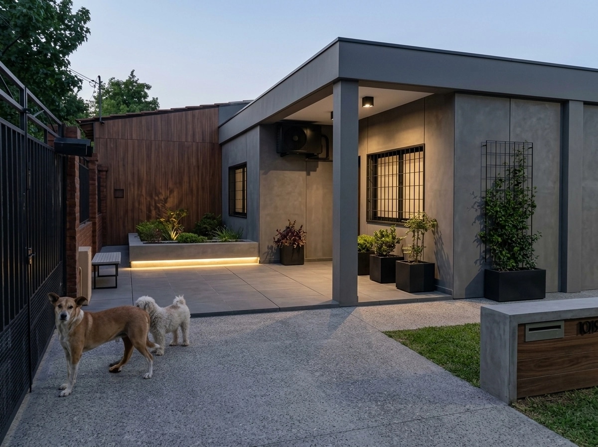 Minimalist Facade Facade design — facade photo by GenRoom AI