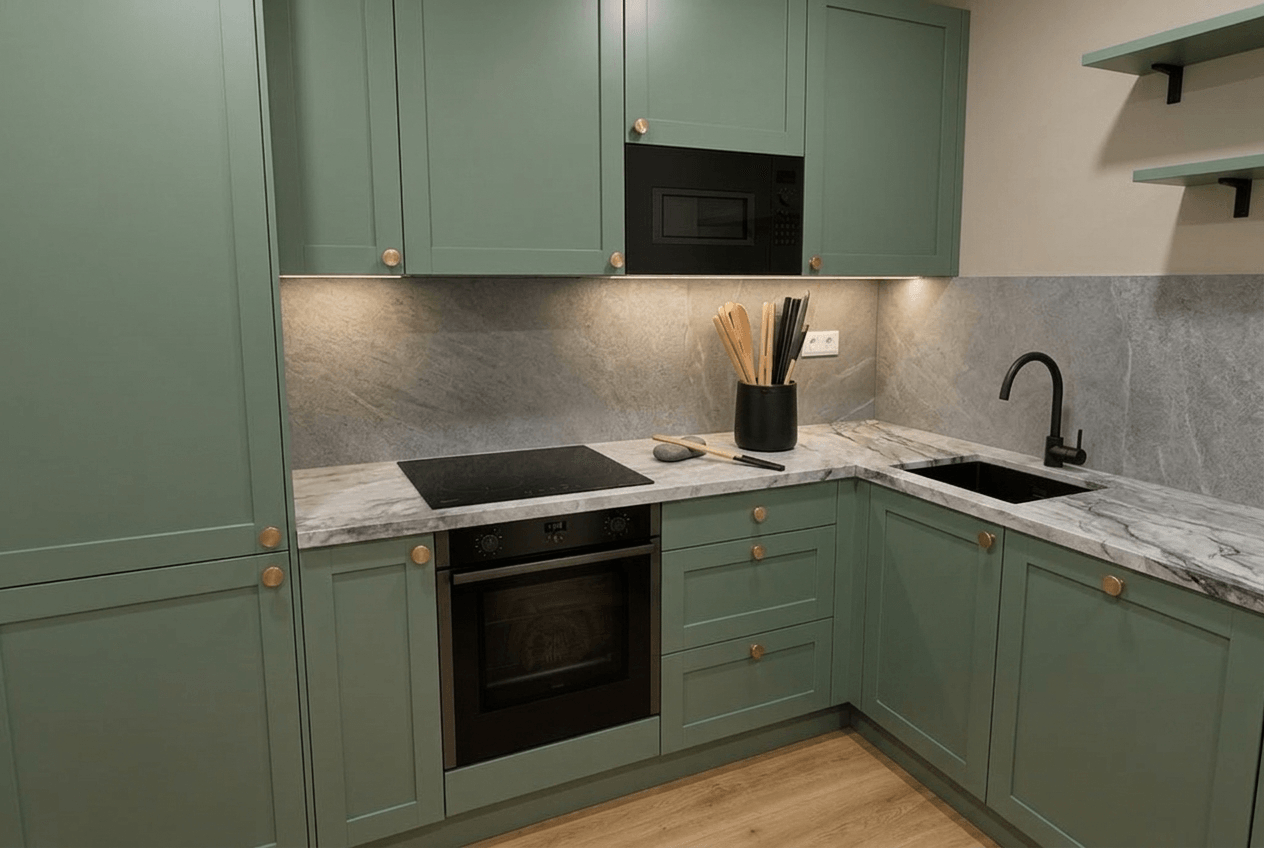 Interior design in Contemporary style — Kitchen by GenRoom AI