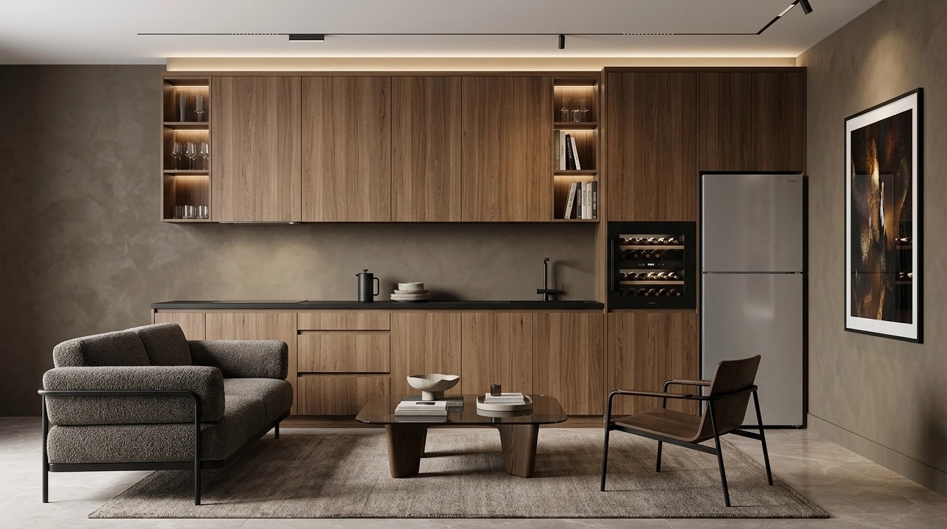 Interior design in Contemporary style — Living Room by GenRoom AI