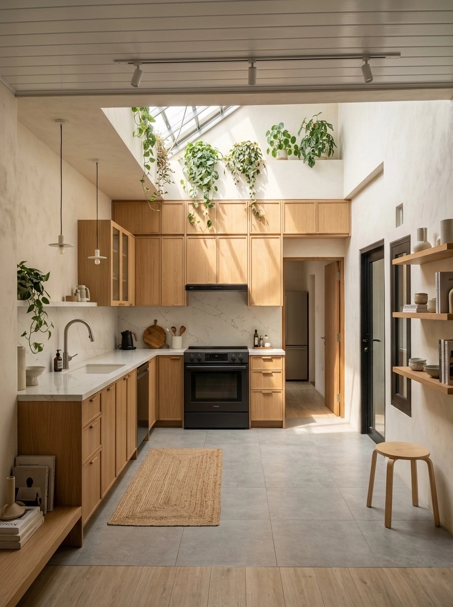 Scandinavian Dapur design — interior photo by GenRoom AI