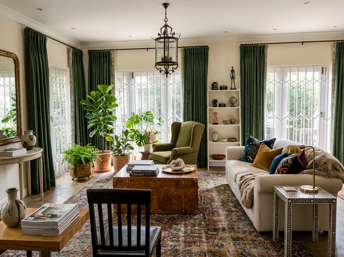 Interior design in Eclectic style — Living Room by GenRoom AI
