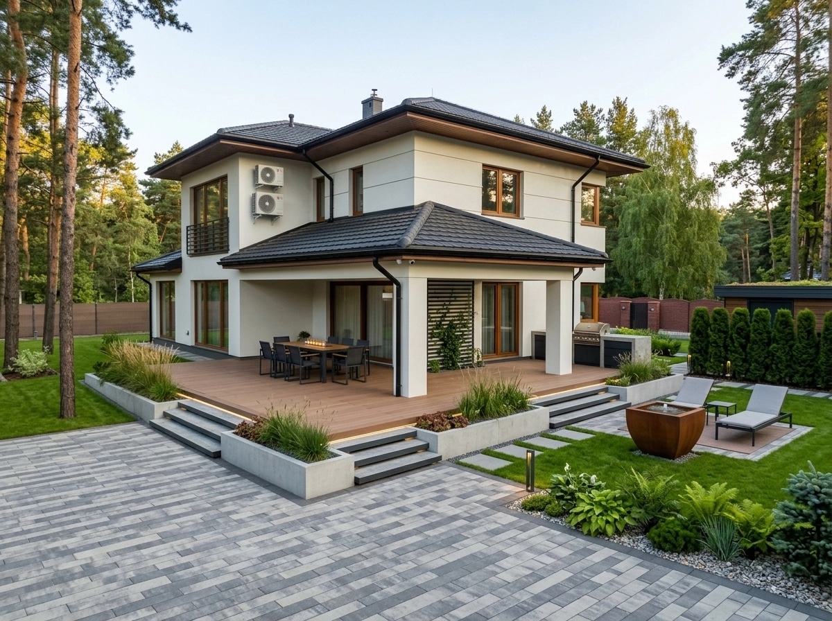 Contemporary Yard Yard design — yard photo by GenRoom AI