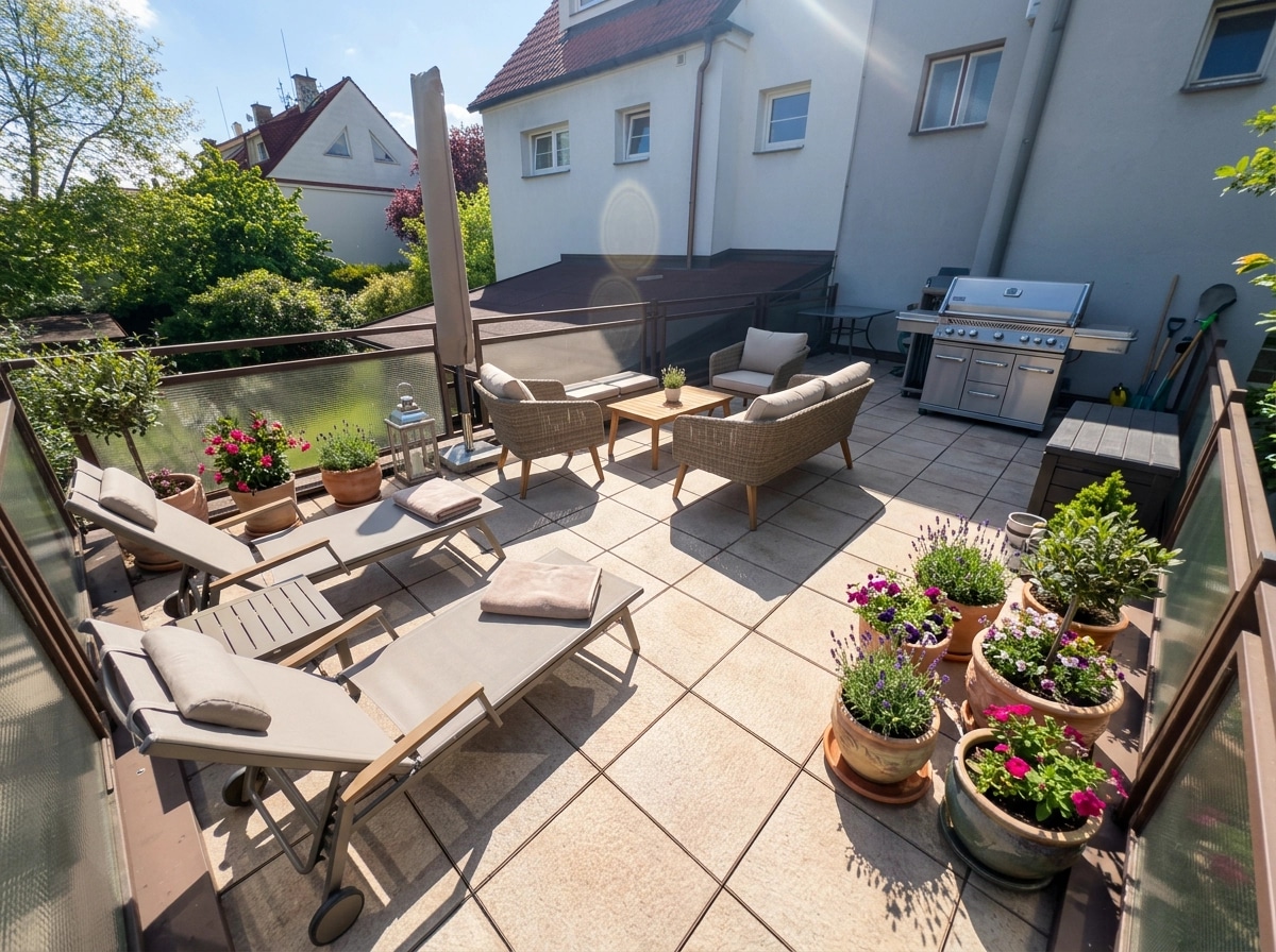 Yard design in no_style style — photo by GenRoom AI
