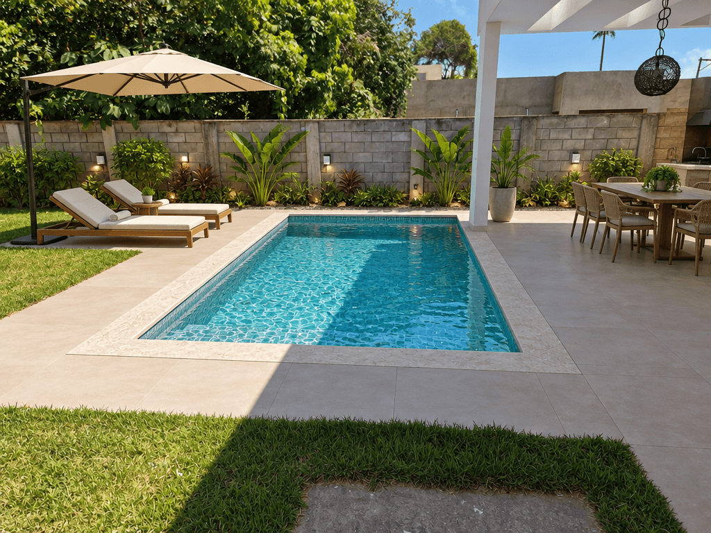 Yard design in no_style style — photo by GenRoom AI