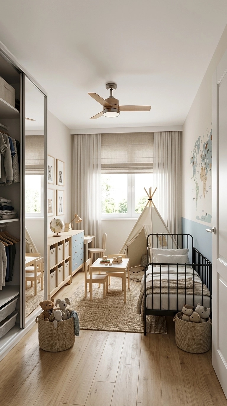 Modern Farmhouse Kids Room design — interior photo by GenRoom AI