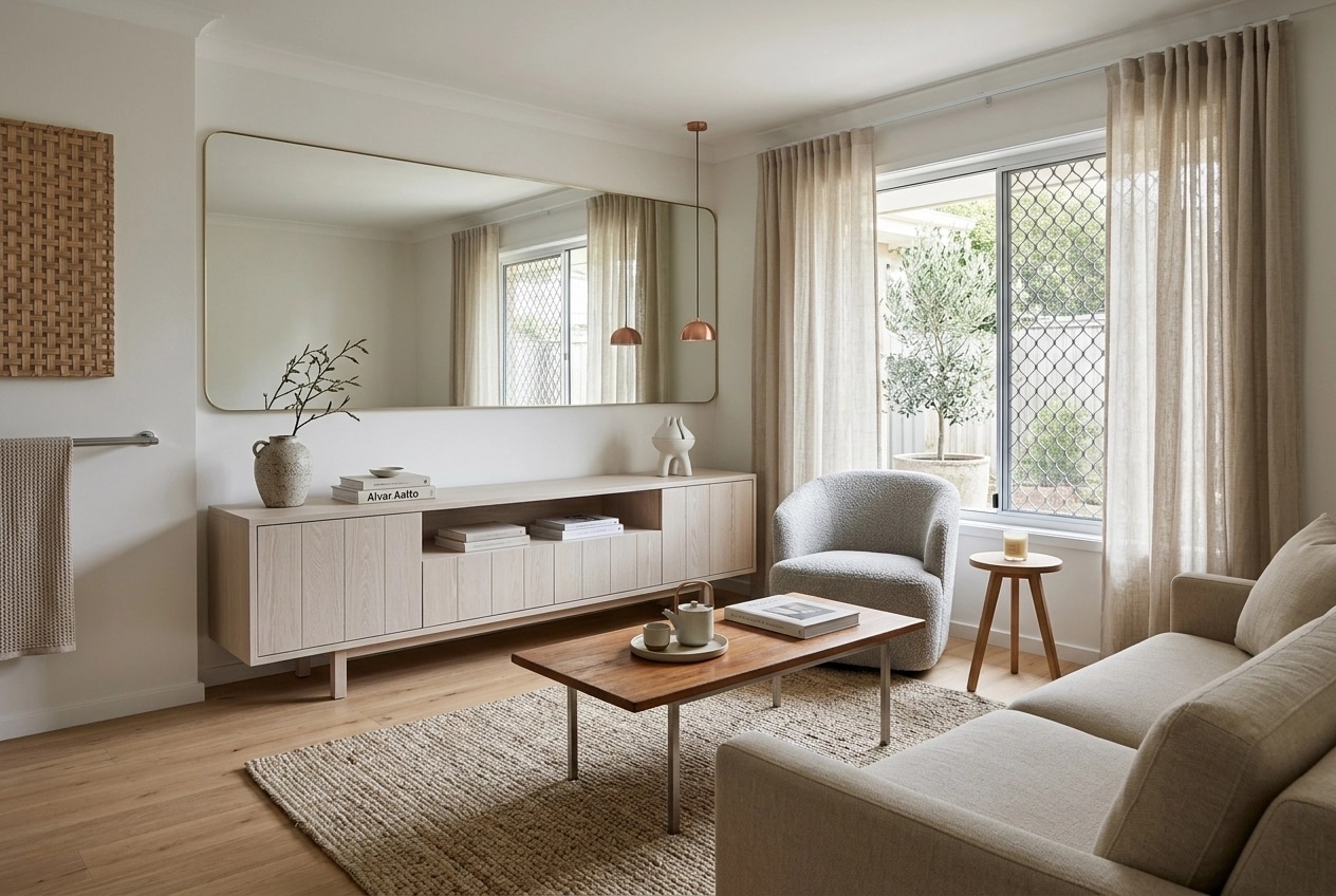Scandinavian Living Room design — interior photo by GenRoom AI