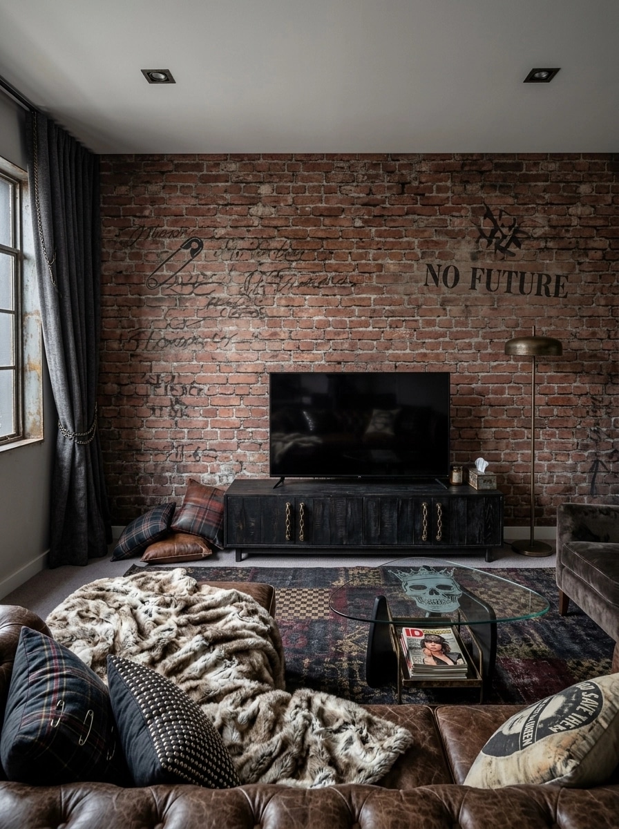 Interior design in Loft / Industrial style — Living Room by GenRoom AI