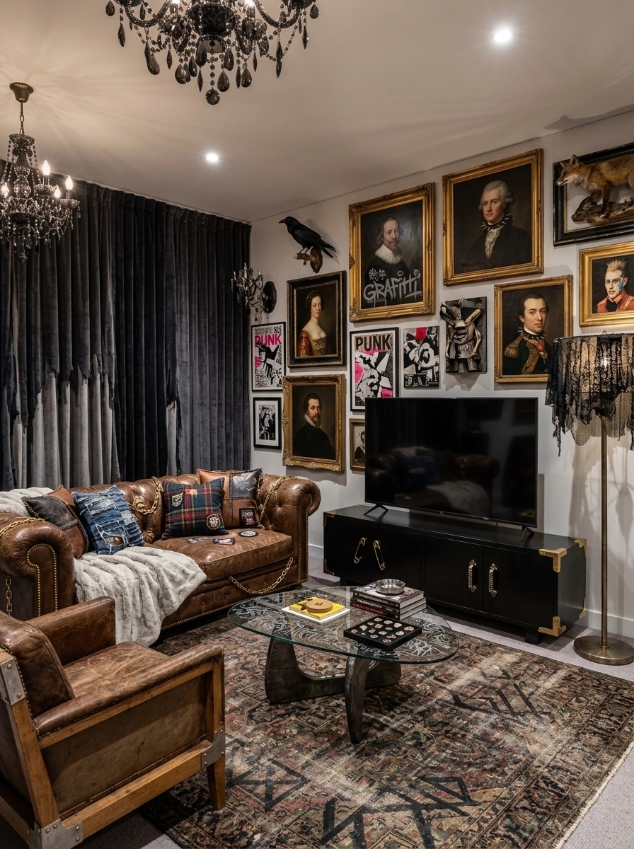 Maximalist Sala de Estar design — interior photo by GenRoom AI
