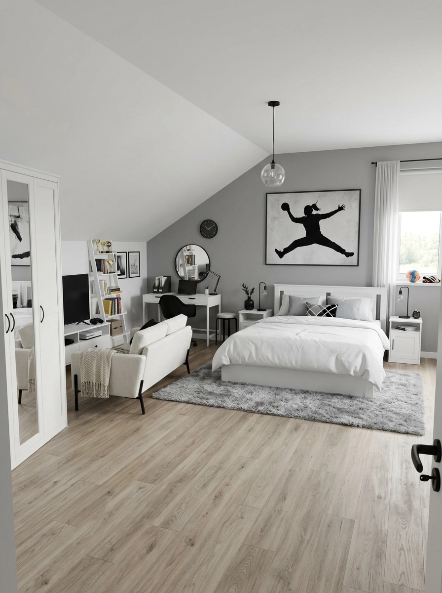 Interior design in Scandinavian style — Kids Room by GenRoom AI