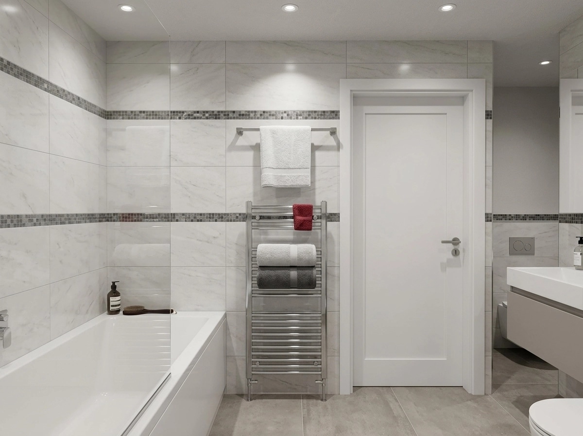Bathroom interior in Contemporary style — photo by GenRoom AI