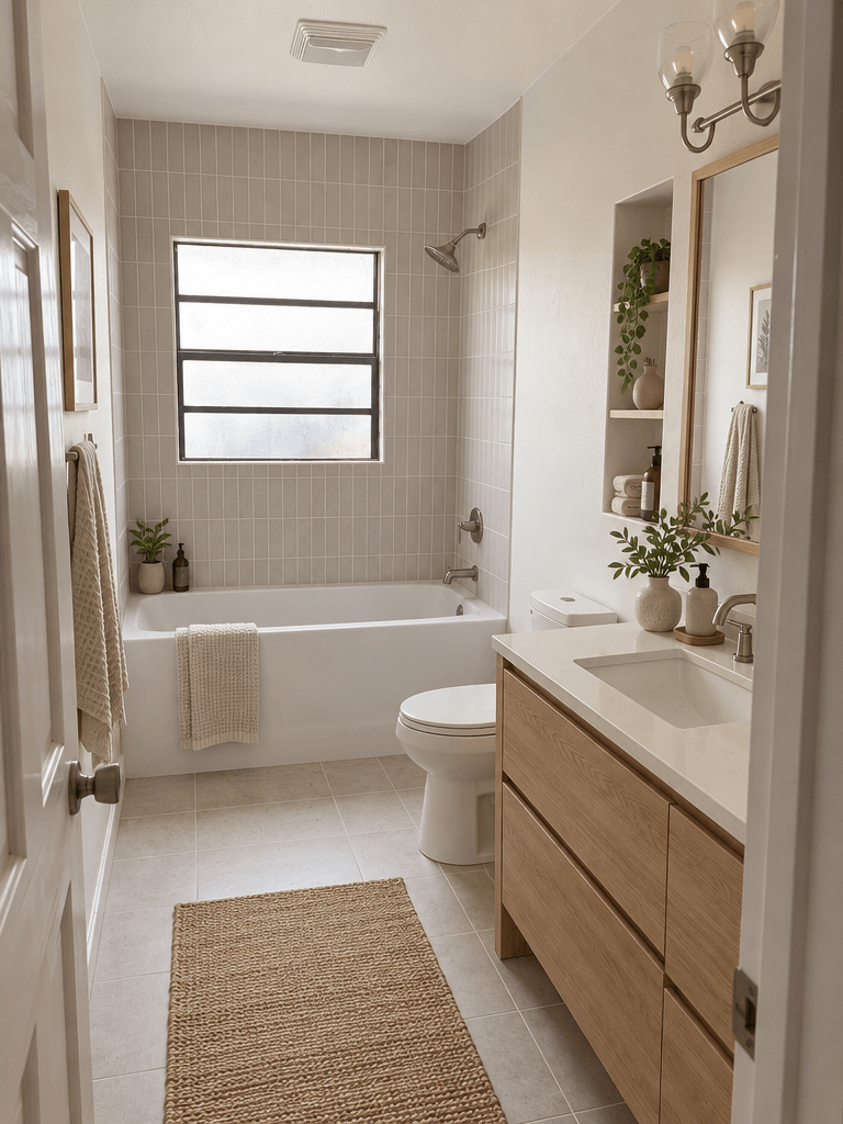 Interior design in Scandinavian style — Bathroom by GenRoom AI