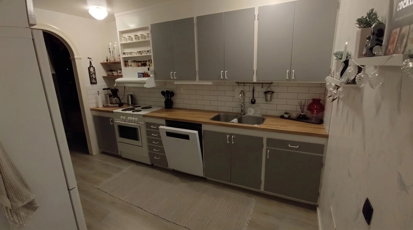 Kitchen interior in no_style style — photo by GenRoom AI